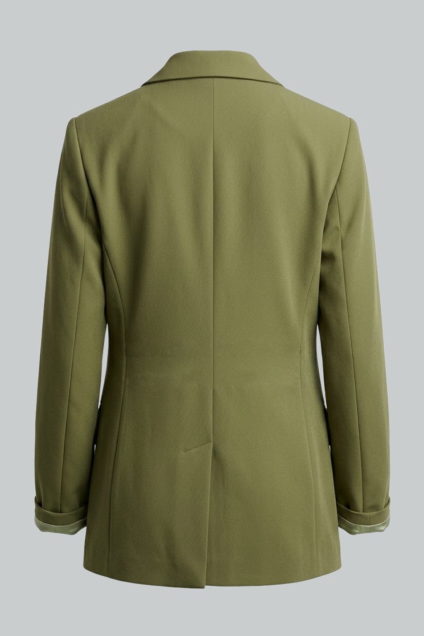 Olive Green Womens Two Button Oversized Suit Olive Green Womens Two Button Oversized Suit