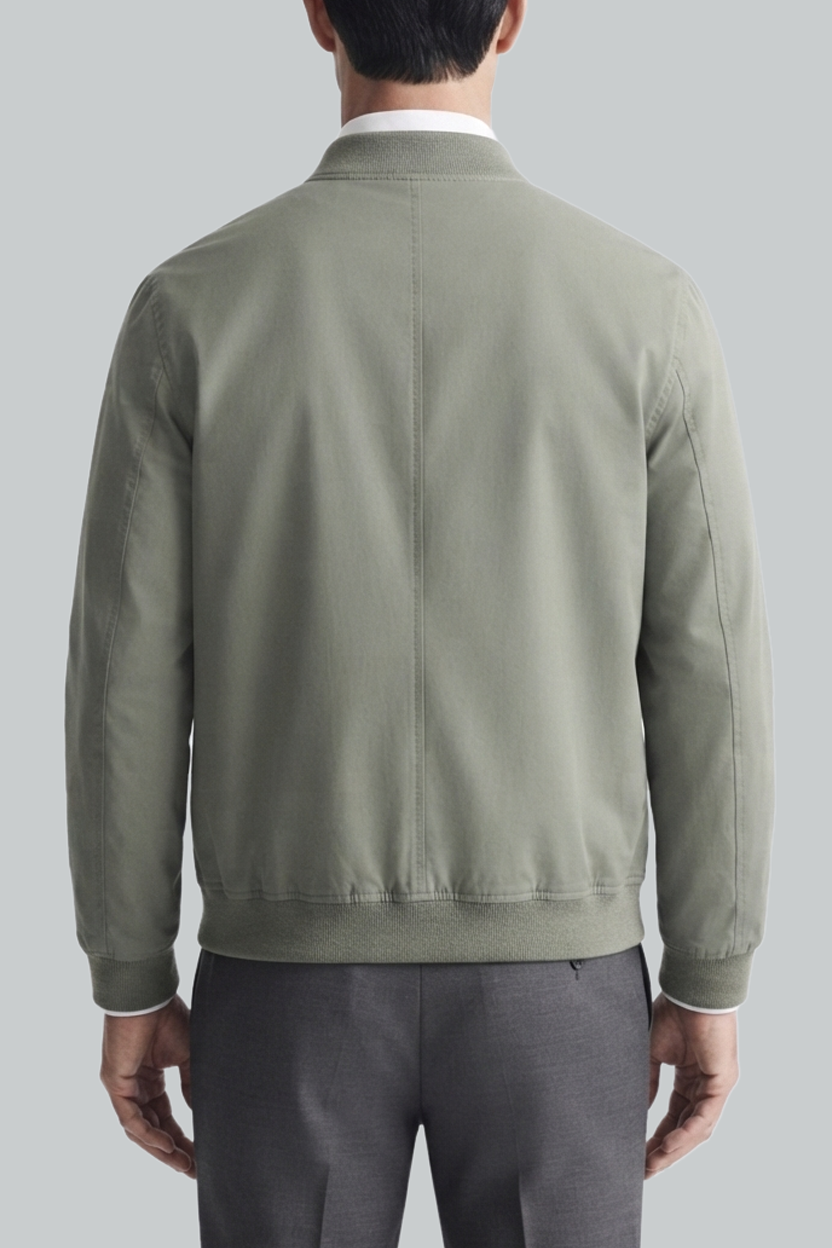 Lightweight Olive Green Mens Bomber Jacket Lightweight Olive Green Mens Bomber Jacket