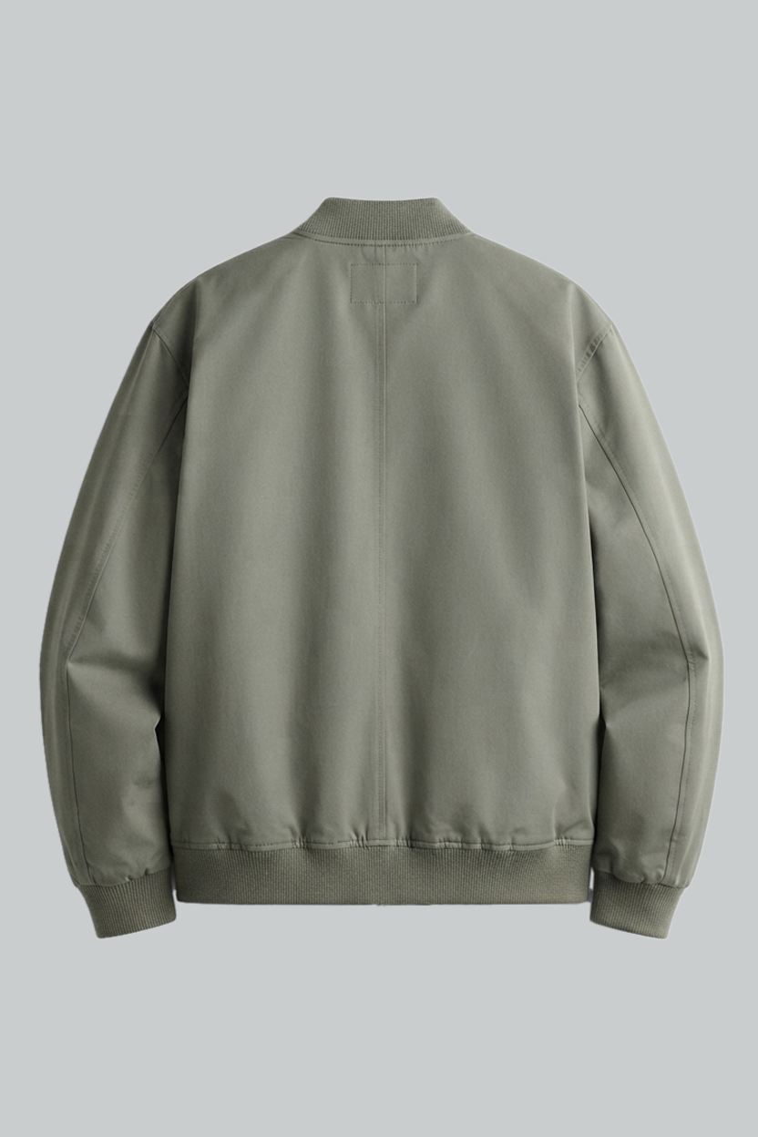 Olive Green Mens Lightweight Bomber Jacket Olive Green Mens Lightweight Bomber Jacket